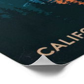 Yosemite National Park Vintage ポスター (角)