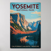 Yosemite National Park Vintage ポスター (正面)