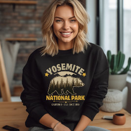 Yosemite National Park Vintage Bear スウェットシャツ