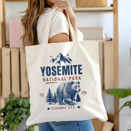 Yosemite National Park Vintage Bear Tote Bag トートバッグ