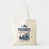 Yosemite National Park Vintage Bear Tote Bag トートバッグ (正面)