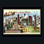 Yosemite national park Vintage Poster ポスター<br><div class="desc">Yosemite national park Vintage Poster</div>