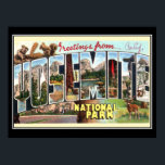 Yosemite national park Vintage Poster ポスター<br><div class="desc">Yosemite national park Vintage Poster</div>