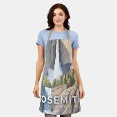 Yosemite National Park | Watercolor Travel エプロン (着用した状態)