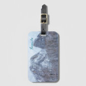 Yosemite National Park Winter Landscape ラゲッジタグ (正面縦)