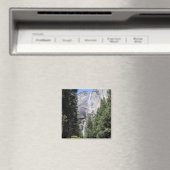 Yosemite National Pk、上下のYosemite滝 マグネット (インサイチュ (食洗機))