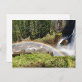 Yosemite Nationalpark Kalifornien Regenbogen am Wa ポストカード (正面/裏面)