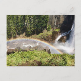 Yosemite Nationalpark Kalifornien Regenbogen am Wa ポストカード