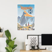 Yosemite Poster National Park Print Santa Fe Art ポスター (ホームオフィス)