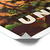 Yosemite Poster National Parks Art United Travel ポスター (角)