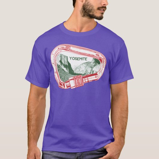 Yosemite Rock Climbing Carabiner gift Tシャツ (正面)