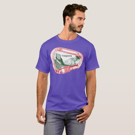 Yosemite Rock Climbing Carabiner gift Tシャツ (正面フル)