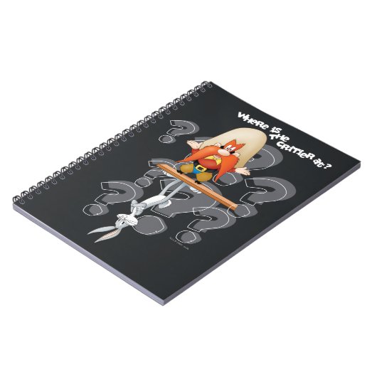 Yosemite Sam 「クリッター」のバグを探すBUNNY™ ノートブック (左側)