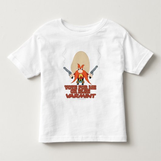 Yosemite Sam – 私またはElse Varmintに投票 トドラーTシャツ (正面)