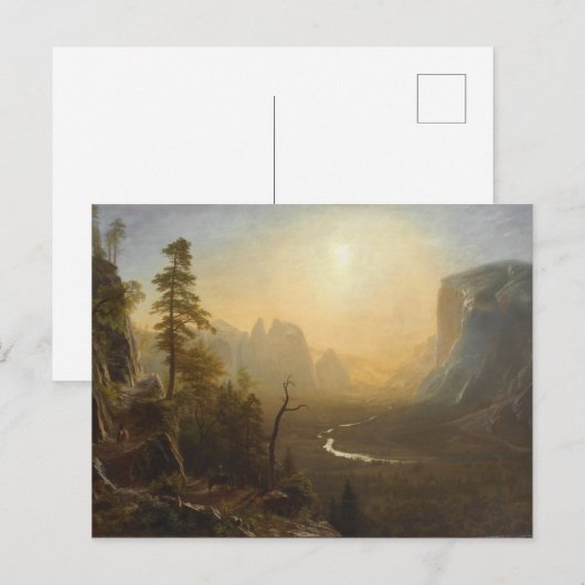 Yosemite Valley, Glacier Point Trail ポストカード (正面/裏面)