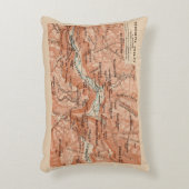  Yosemite Valley Map  アクセントクッション (正面(垂直))