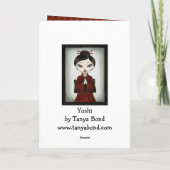 Yoshi サンキューカード (裏面)