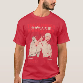 YoshikiとHikaru漢字アニメ Tシャツ