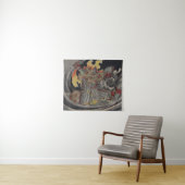 Yoshitoshi著日本人のUkiyo-e Yokaiの幽霊 タペストリー (インサイチュ(横))