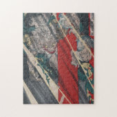 Yoshitoshi著日本人のUkiyo-e Yokai茨城の鬼 ジグソーパズル (縦)