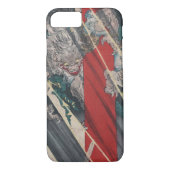 Yoshitoshi著日本人のUkiyo-e Yokai茨城の鬼 Case-Mate iPhoneケース (裏面)
