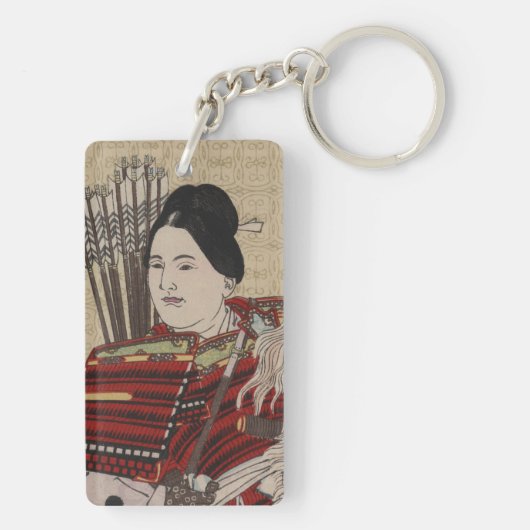 Yoshitoshi著日本語Ukiyo-e Hangakujo キーホルダー (裏面)