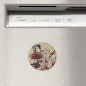 Yoshitoshi著日本語Ukiyo-e Hangakujo マグネット (インサイチュ (食洗機))