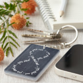 YouとMe Infinity Rectangleキーチェーン キーホルダー (正面右)