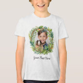 YouとYour Pet カスタム Photo トライブレンドＴシャツ (正面)