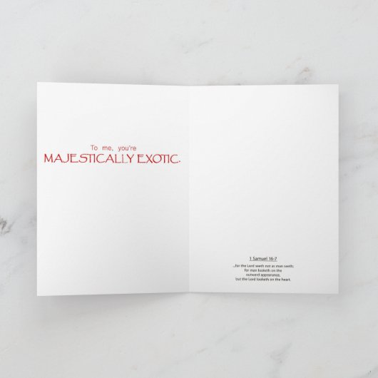 YOUはユニーク カード (内部)