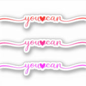 Youは シール (正面)