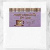 YOUギフトとトリートラベルで作成 長方形シール (バッグ)