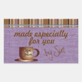 YOUギフトとトリートラベルで作成 長方形シール (正面)