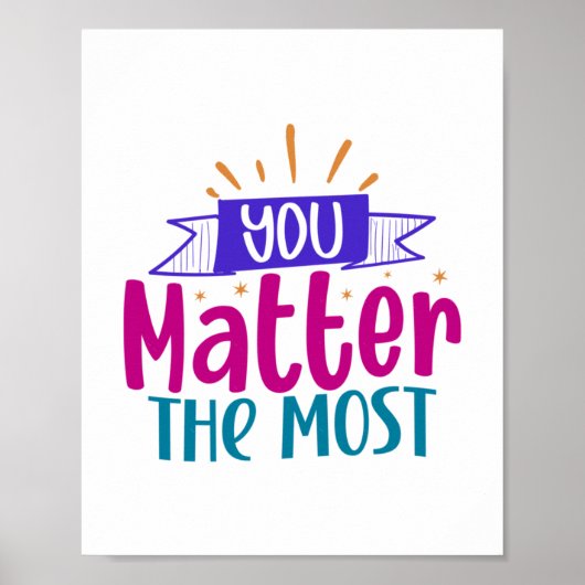 Youシンボルや象徴ステッカー ポスター (正面)