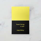 Youスタンドアウト誕生日カード カード (内部)