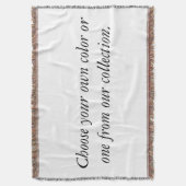 Youデザイン-ブランケット- HambyWhiteGlove スローブランケット (正面縦)