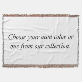 Youデザイン-ブランケット- HambyWhiteGlove スローブランケット