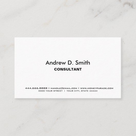 YouデザインWeプリント、ビジネス印刷カスタム 名刺 (正面)