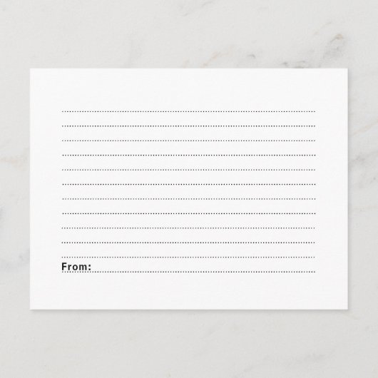 YOUフォト共有メモリカードの特殊メモリ ポストカード (裏面)