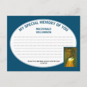 YOUフォト共有メモリカードの特殊メモリ ポストカード (正面)