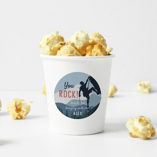 Youロック |ロック登山誕生日パーティーのお気に入り ラウンドシール