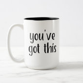 You'得's, インスパイアシンプルPep-Talk, 2 ツートーンマグカップ (左)