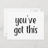 You'得's, インスパイアシンプルPep-Talk, 2 ポストカード (正面/裏面)