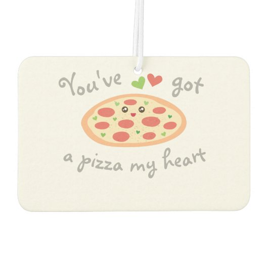 You'得's Pizza私のハート可愛い愛おもしろいパン カーエアーフレッシュナー (裏面)
