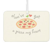 You'得's Pizza私のハート可愛い愛おもしろいパン カーエアーフレッシュナー (正面)