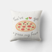You'得's Pizza私のハート可愛い愛おもしろいパン クッション (裏面)