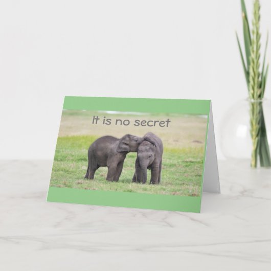 「YOU」と「誕生日」を共有する素晴らしこと カード (正面)