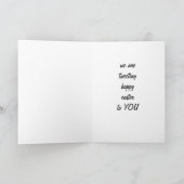 「YOU」に対する「TWEETTING」ハッピーイースター シーズンカード (内部)