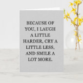 "YOU"のために私は多くのよりスマイル カード (黄色い花)