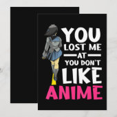 You 失った Me Anime ClothingマンガコスプレOtaku シーズンカード (正面/裏面)